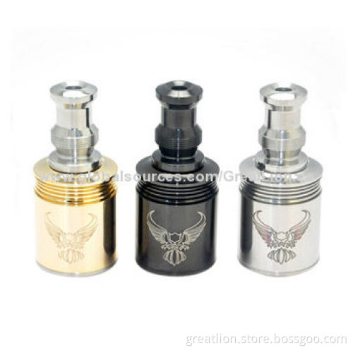 High-quality Replaceable Patriot RDA Stainless Steel Atomizers with 1.8-2.8 Ohms Resistance